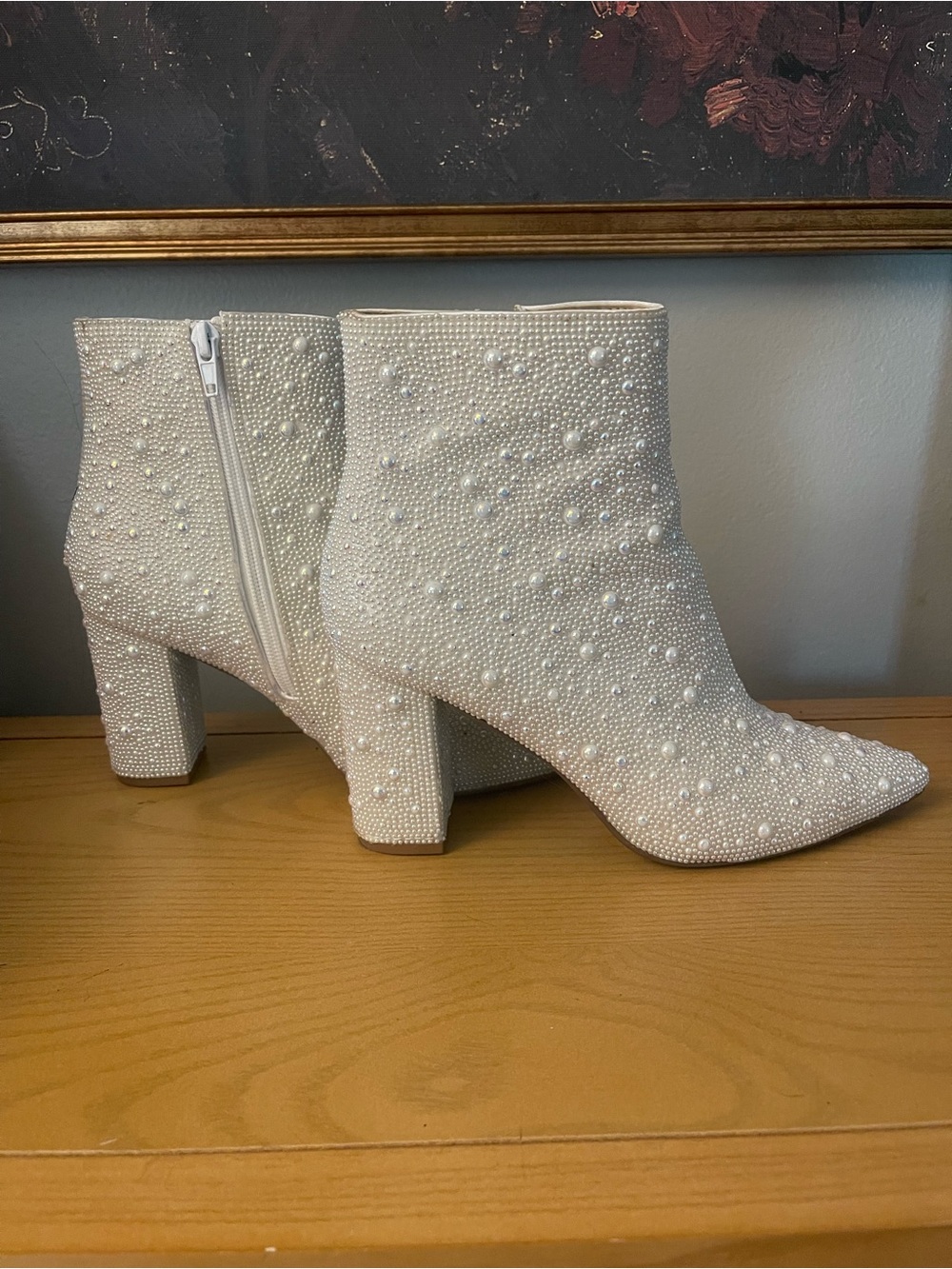 Betsey Johnson booties worn once